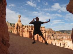 Qigong among the hoodoos, Bryce Canyon NP, 2011